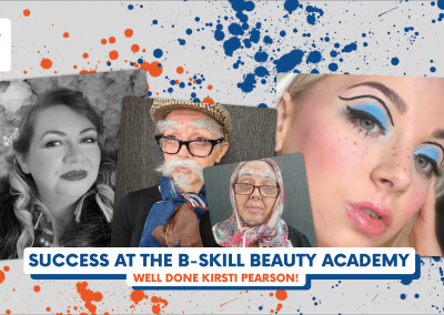 Success at the B-Skill Beauty Academy – Well Done Kirsti Pearson!