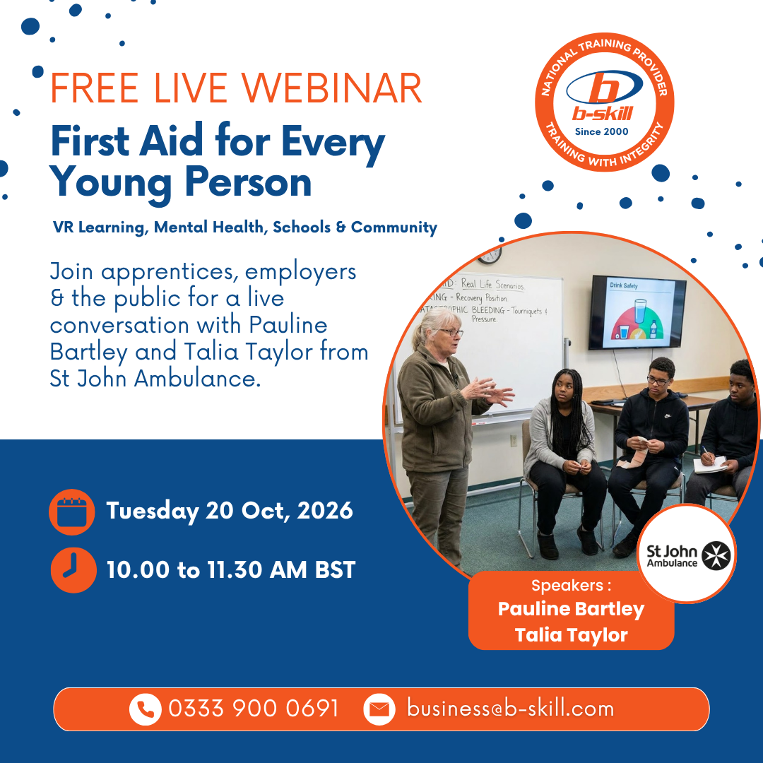 First Aid for Every Young Person - Pauline Bartley - Online Event - Oct 2026 First Aid for Every Young Person - Pauline Bartley - Online Event - Oct 2026